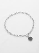 Romwe Marble Effect Pendant Necklace
