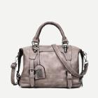 Romwe Double Buckle Detail Bowling Bag