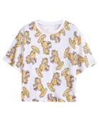 Romwe Garfield Hamburger Print T-shirt