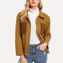 Romwe Dual Pocket Coat
