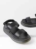 Romwe Strapy Flatform Pu Sandals