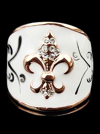 Romwe Diamante Glaze Fashion Ring