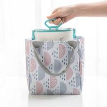 Romwe Semicircular Pattern Lunch Bag