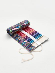 Romwe 36 Hole Aztec Roll Up Bag