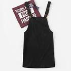 Romwe Pocket Front Solid Pinafore Dress