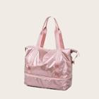 Romwe Minimalist Pocket Side Tote Bag