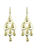 Romwe Gold Color Large Chandelier Earrings