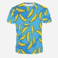 Romwe Guys Banana Print Tee