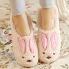 Romwe Rabbit Design Fluffy Slippers
