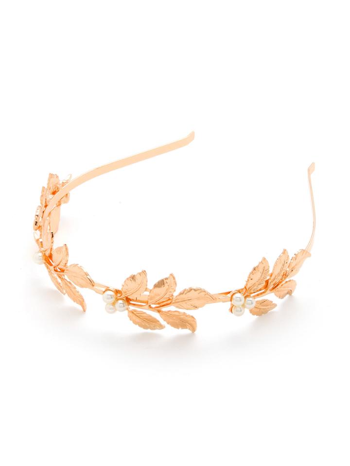 Romwe Leaf Shaped Headband