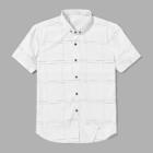 Romwe Men Grid Print Shirt