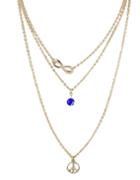 Romwe Three Layers Necklace Jewelry Chain