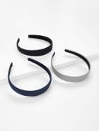 Romwe Plain Headband 3pcs