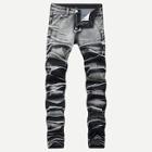 Romwe Men Ruched Jeans
