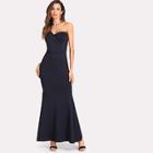 Romwe Fold Over Detail Fishtail Hem Dress
