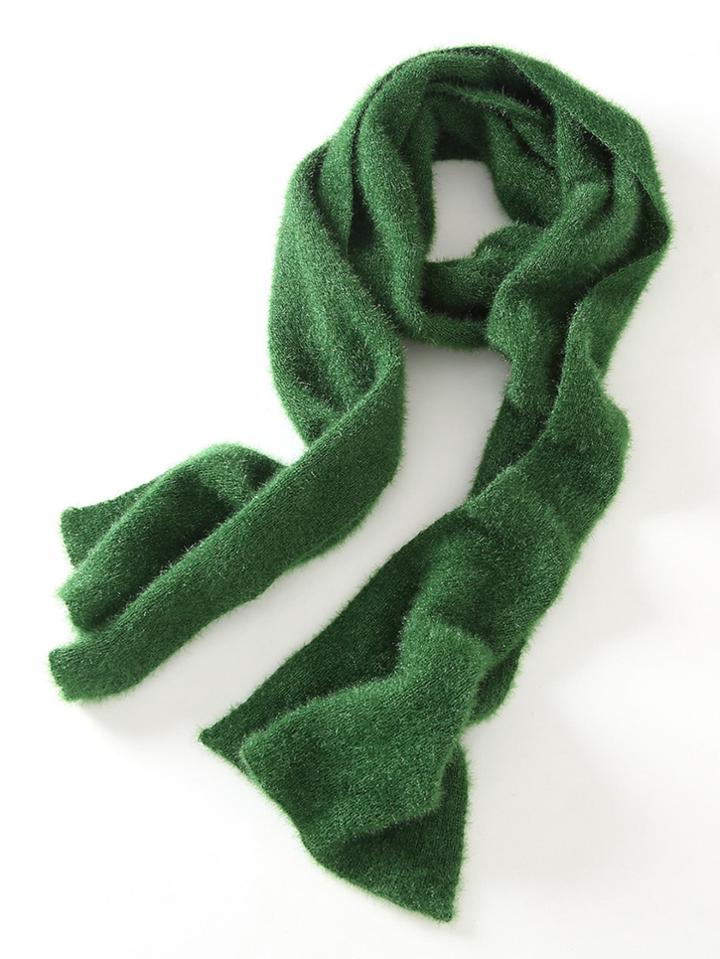 Romwe Fuzzy Skinny Scarf