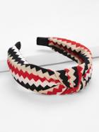 Romwe Geometric Print Knot Design Headband