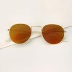 Romwe Round Frame Tinted Lens Sunglasses