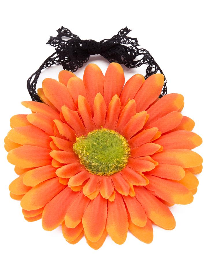 Romwe Orange Flower Beach Bracelet