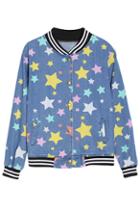Romwe Colorful Star Jacket