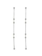 Romwe Fashion  Silver Color Long Chain Earrings