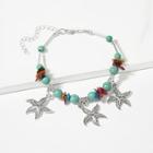 Romwe Starfish Charm Bracelet
