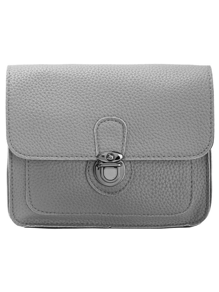 Romwe Release Buckle Flap Shoulder Bag