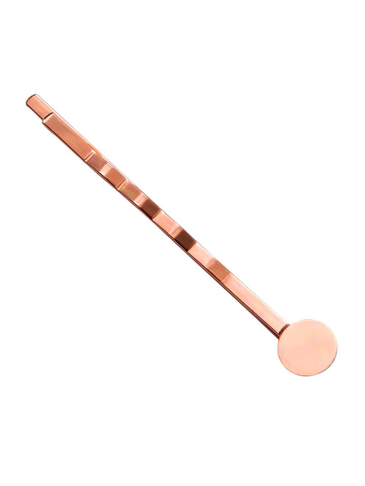 Romwe Rose Gold Geometric Hair Clip