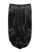 Romwe Natural Black Clip In Long Straight Hair Extension