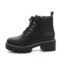 Romwe Lace Up Side Zip Boots