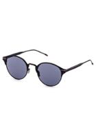 Romwe Black Tone Grey Lens Aviator Style Sunglasses
