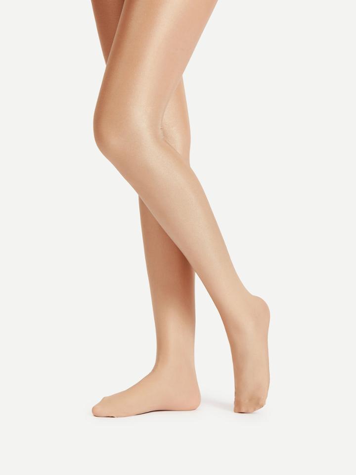 Romwe 100d Glossy Tights