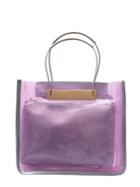Romwe Transparent Handbag With Clutch 2pcs