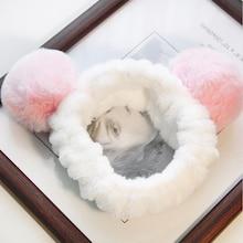 Romwe Ear Detail Bath Headband