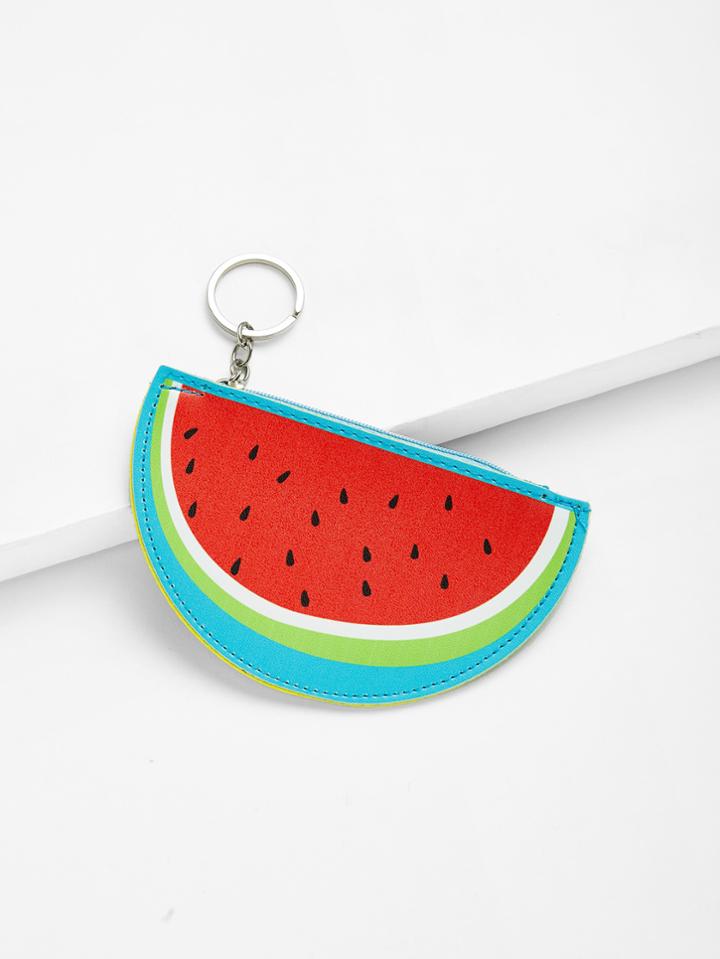 Romwe Watermelon Shaped Coin Purse