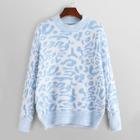 Romwe Leopard Print Sweater