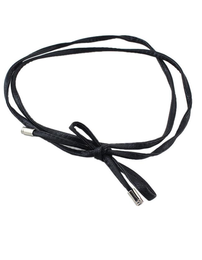 Romwe New Model Thin Pu Leather Long Women Fashion Belt