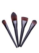 Romwe Black Makeup Brush Set 4 Pcs