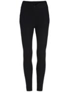 Romwe Elastic Waist Slim Black Pant