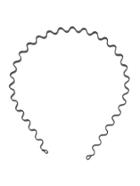 Romwe Black Wave Shaped Minimalist Headband