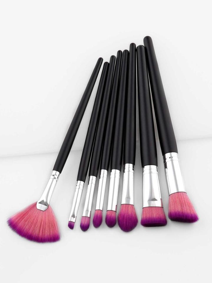 Romwe Contrast Makeup Brush Set
