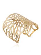 Romwe Cut Out Leaf Cuff
