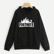 Romwe Slogan Print Drawstring Kangaroo Pocket Hoodie