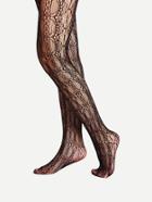 Romwe Geometric Pattern Lace Tights