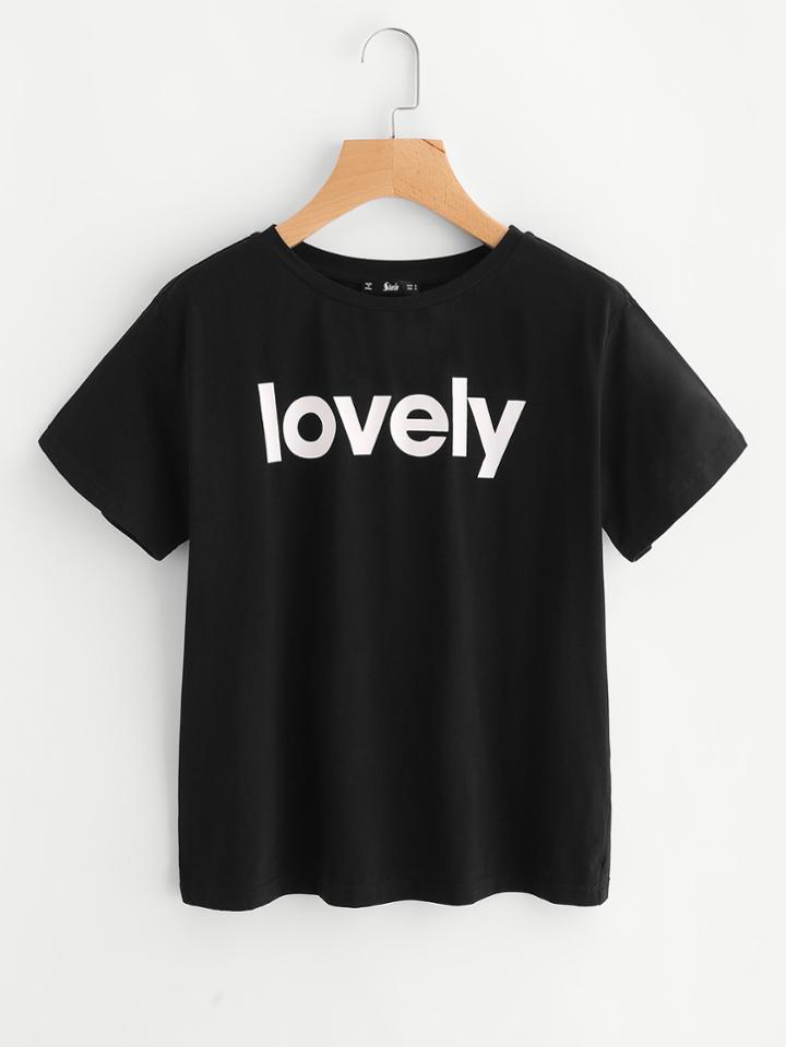Romwe Lovely Print Tee