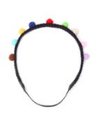 Romwe Pom Pom Design Braided Headband