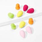 Romwe Water-drop & Gourd Shaped Makeup Sponge 10pcs