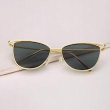 Romwe Mothers Day Gift Metal Frame Tinted Lens Sunglasses