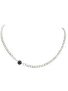 Romwe Silver Color Chain Necklace For Women