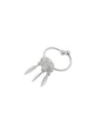 Romwe Silver Hollow Dreamcatcher Feather Ring